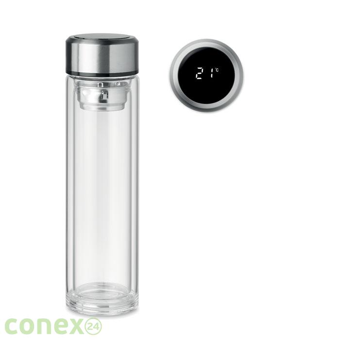 Butelka z termometrem na dotyk POLE GLASS