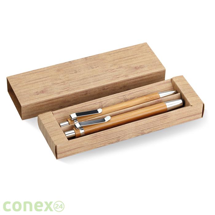 Bambusowy zestaw długopis i ołówek BAMBOOSET